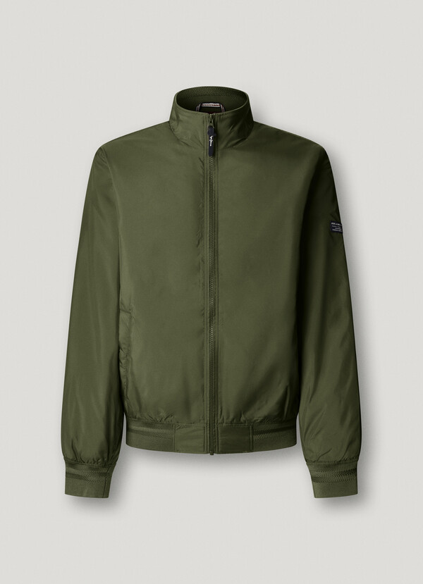 HARRINGTON JACKET WITH HIGH NECK