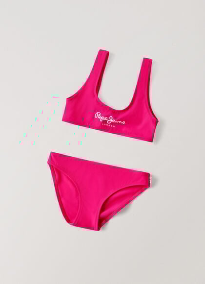 PRINTED LOGO BIKINI