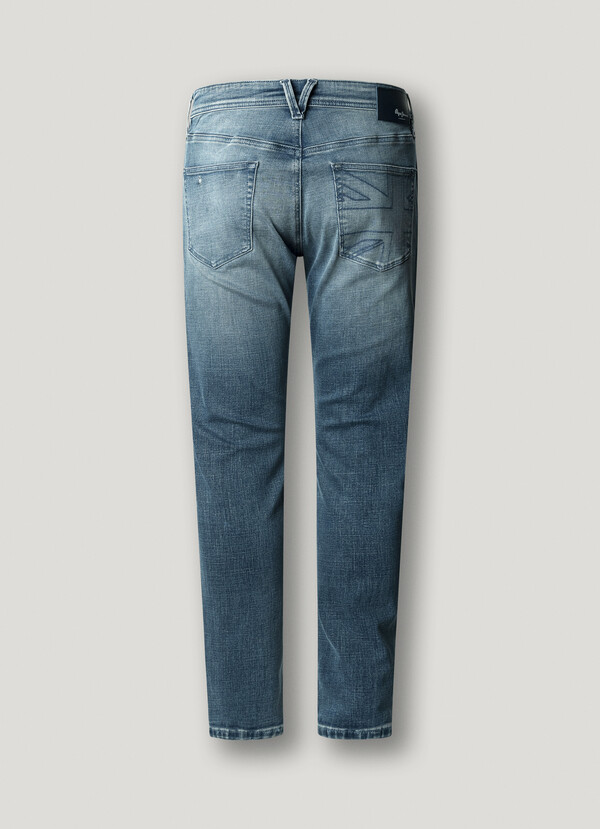 TAPER FIT MID-RISE JEANS - STANLEY