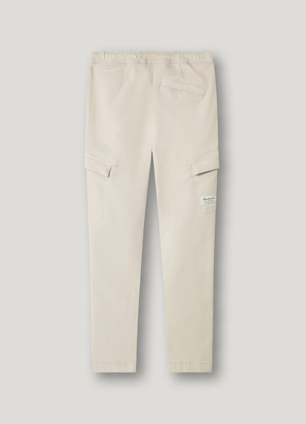 SLIM FIT CARGO TROUSERS