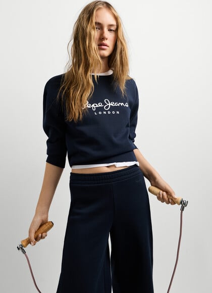 CREW NECK LOGO SWEATSHIRT