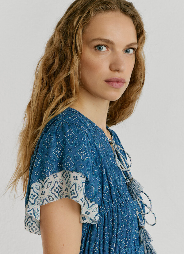 FLORAL PRINT MAXI DRESS