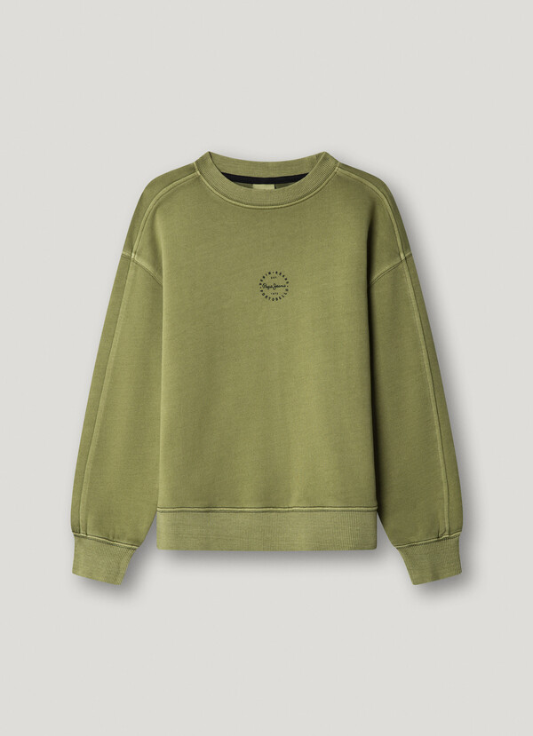RELAXED FIT CREW NECK SWEATSHIRT