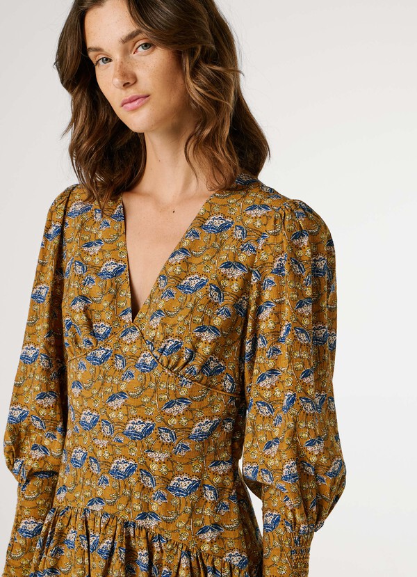 FLORAL PRINT MINI DRESS