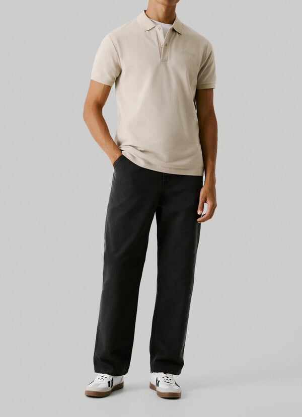 BACK PRINT PIQU&Eacute; POLO