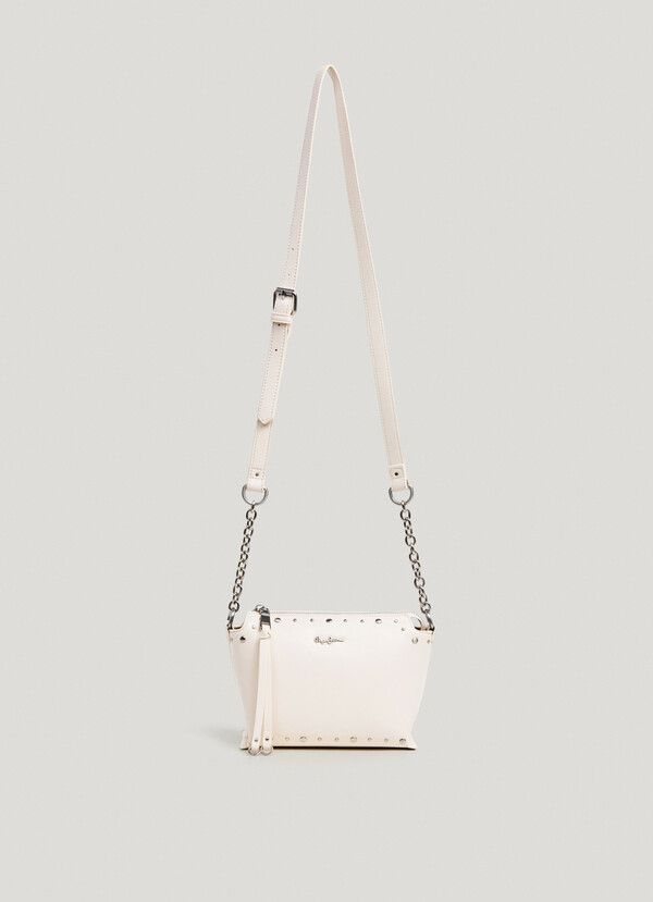 LEATHER EFFECT SHOULDER BAG