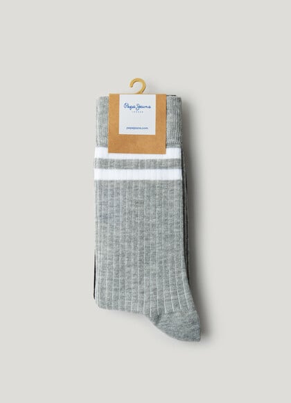 3PACK SOCKS WITH TRIMS