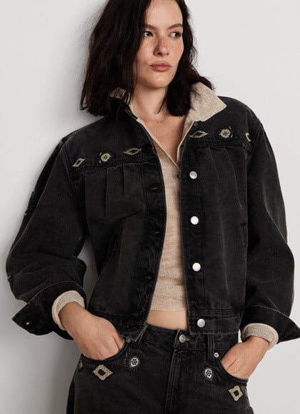 RELAXED FIT DENIM JACKET