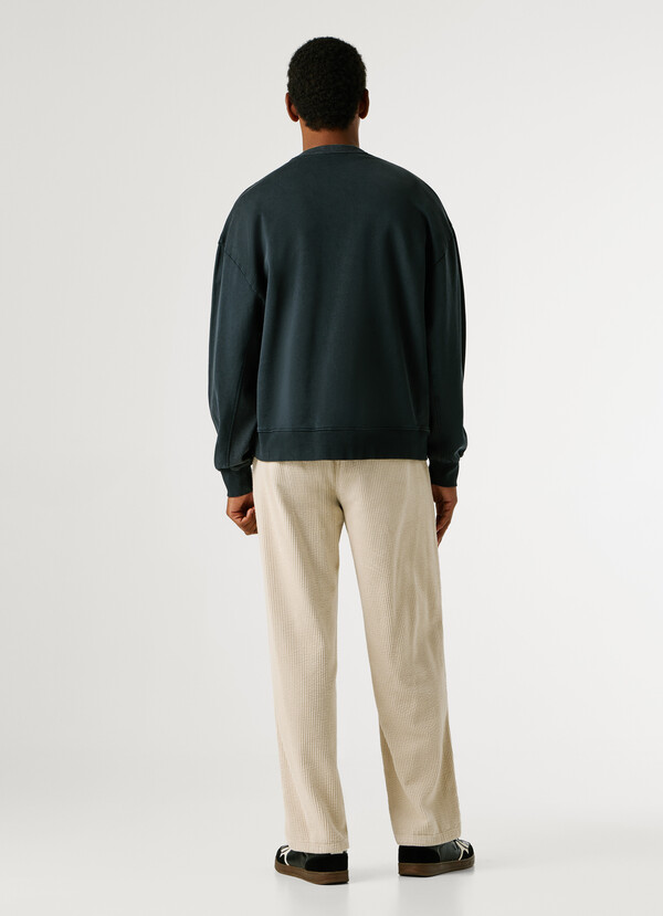 RELAXED FIT CREW NECK SWEATSHIRT