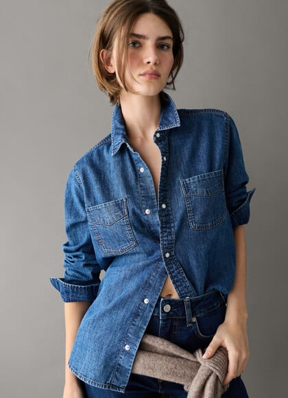REGULAR FIT DENIM SHIRT