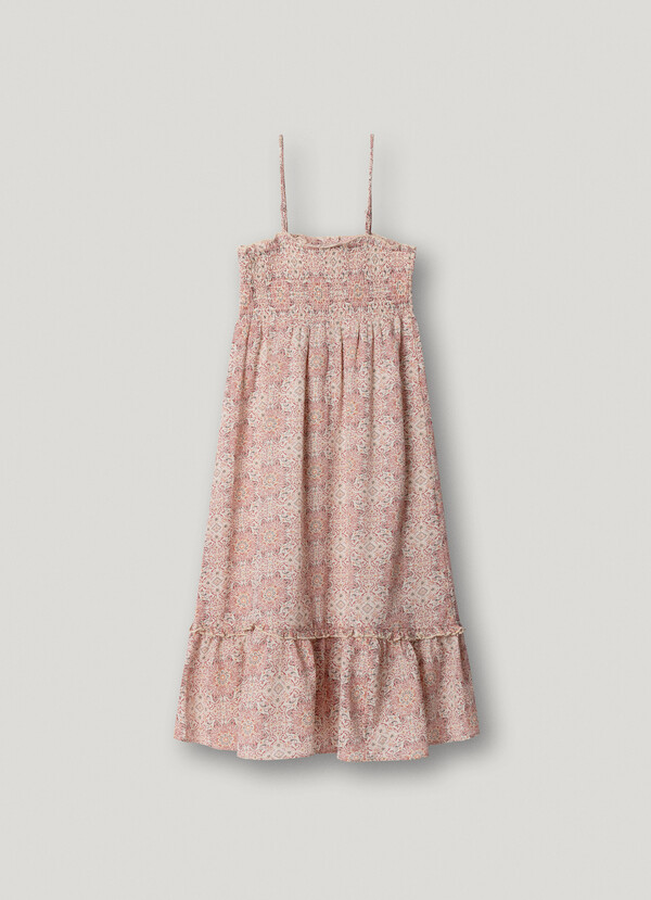 ROBE LONGUE &Agrave; IMPRIM&Eacute; FLORAL