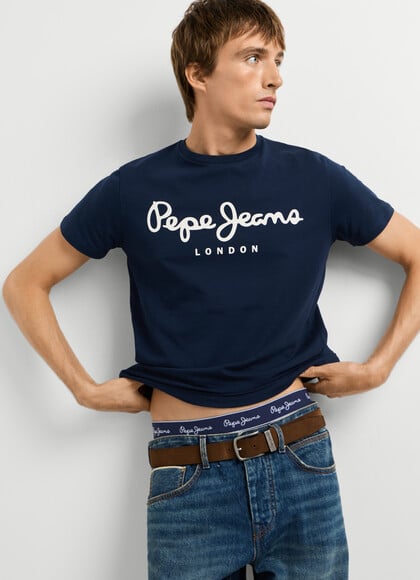 SLIM FIT LOGO PRINT T-SHIRT