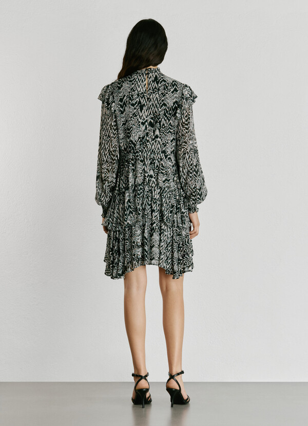 FANTASY PRINT MINI DRESS