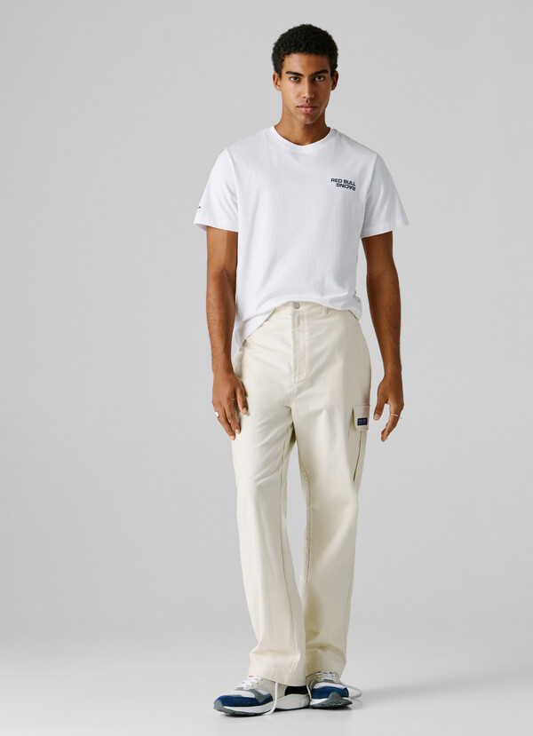 STRAIGHT FIT CARGO TROUSERS
