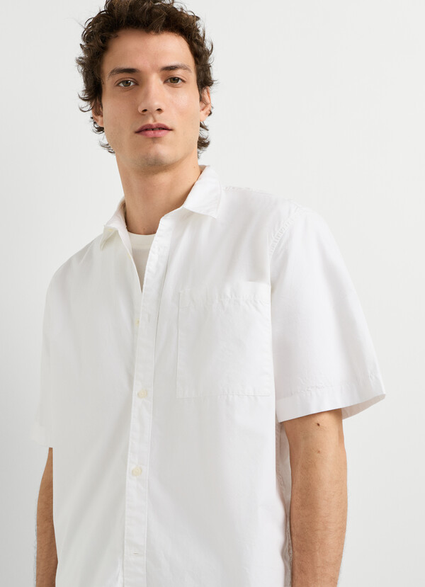 CASUAL FIT POPLIN SHIRT