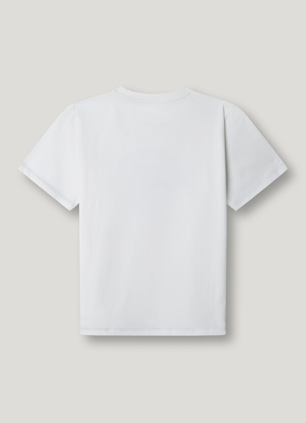 T-SHIRT Z NADRUKIEM LOGO REGULAR FIT