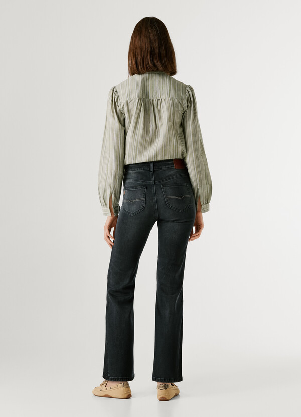 HIGH-RISE FLARE FIT JEANS - WILLA