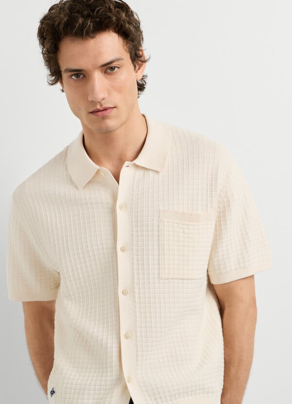 REGULAR FIT KNIT SHIRT
