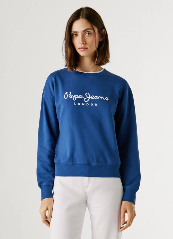 CREW NECK LOGO SWEATSHIRT