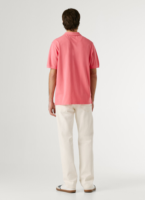 GARMENT DYED PIQUE POLO SHIRT