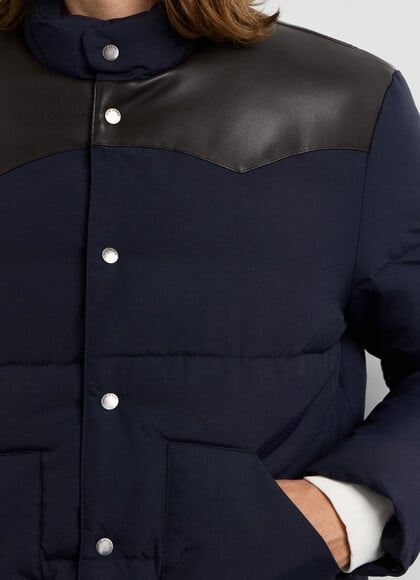 PADDED PUFFER JACKET WITH HIGH NECK