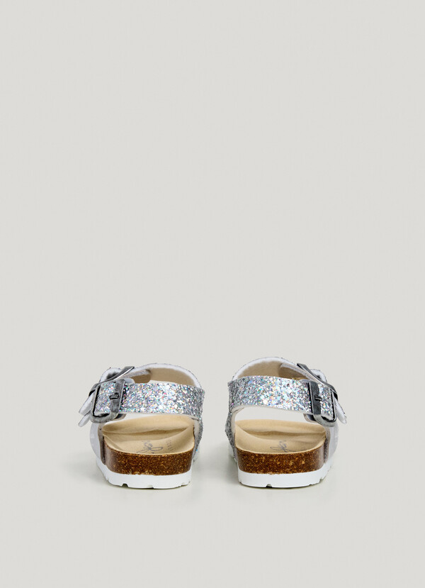 SANDALS WITH GLITTER DETAILS