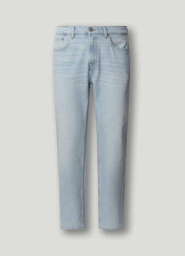 STRAIGHT FIT MID-RISE JEANS - BYRON