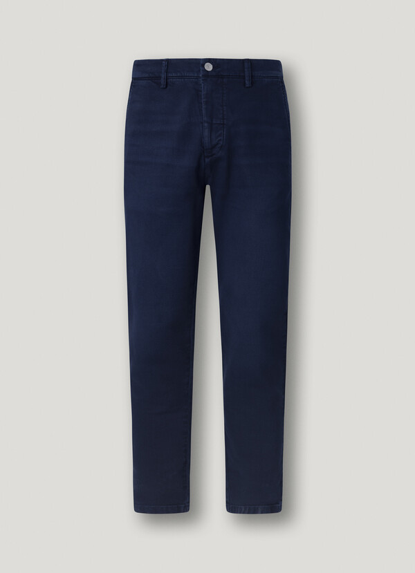 TAPERED FIT CHINO TROUSERS