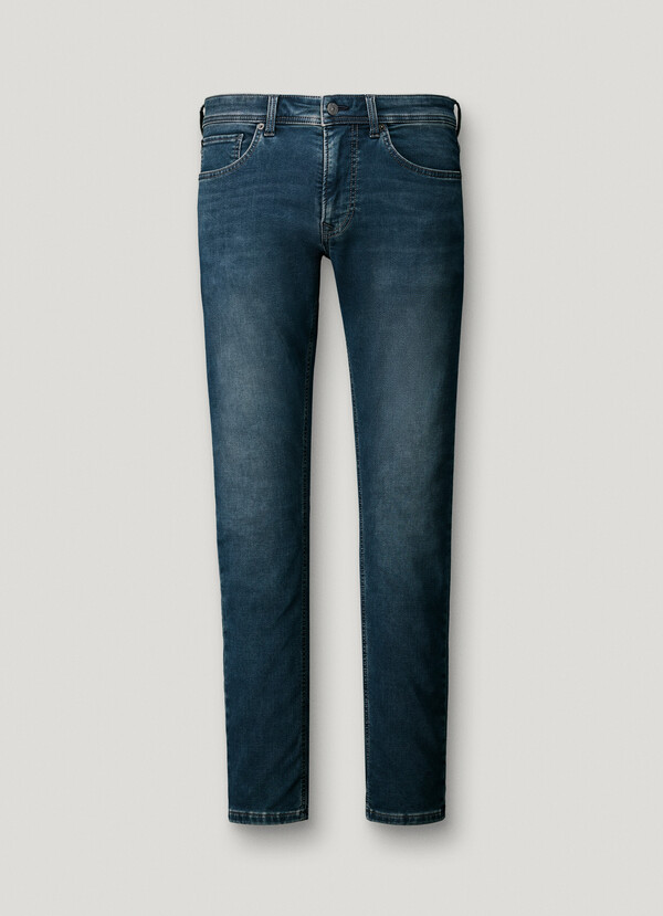 SLIM FIT MID-RISE JEANS - TRACK