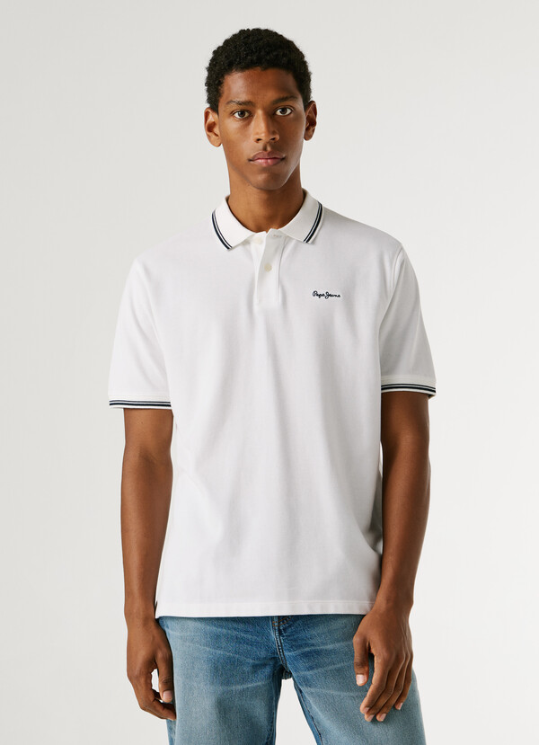 REGULAR FIT PIQU&Eacute; POLO