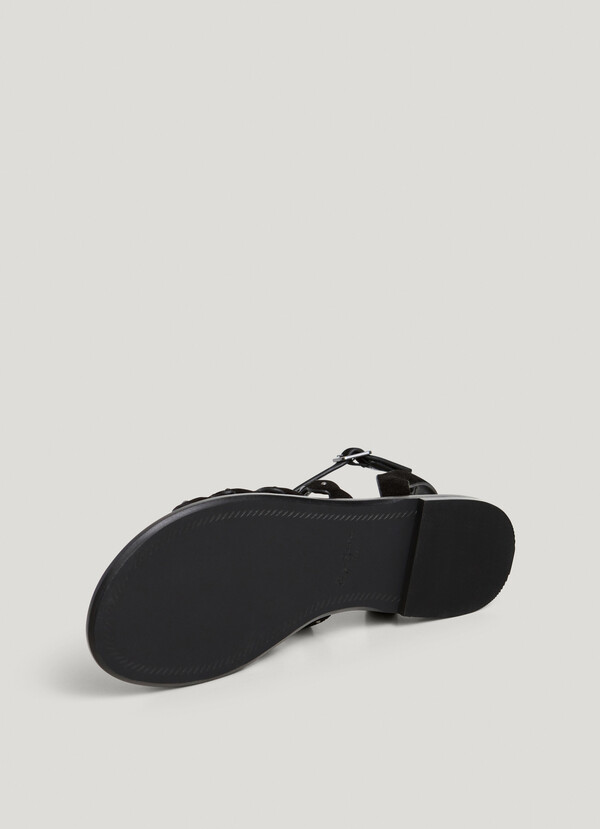 FLAT SUEDE SANDALS