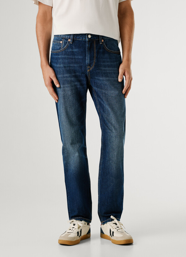 BYRON- STRAIGHT FIT MID-RISE JEANS
