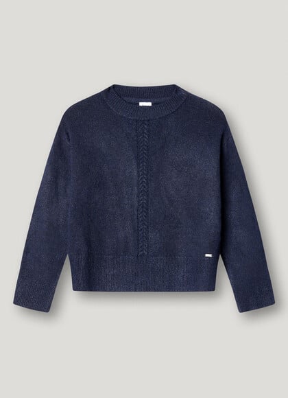 CREW NECK KNIT JUMPER