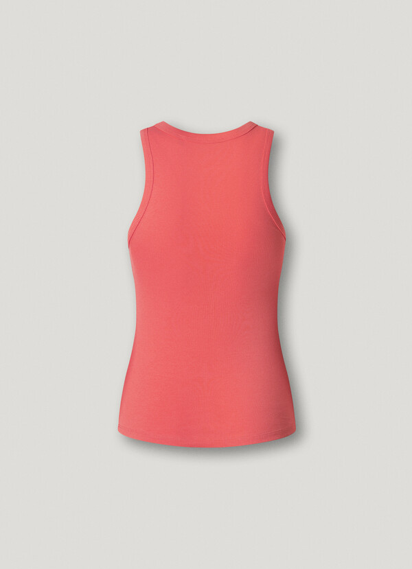 SLEEVELESS RIBBED TOP