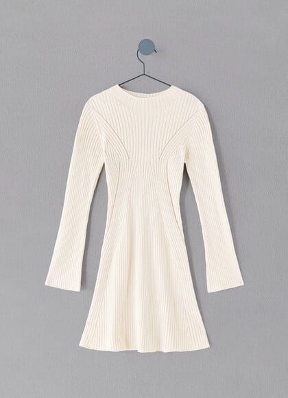 RIBBED MINI DRESS