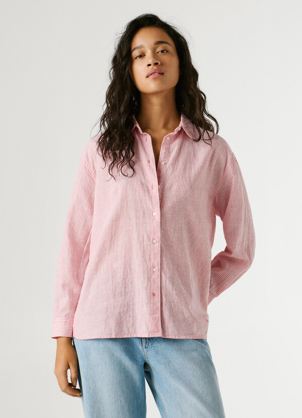 RELAXED FIT STRIPED SHIRT