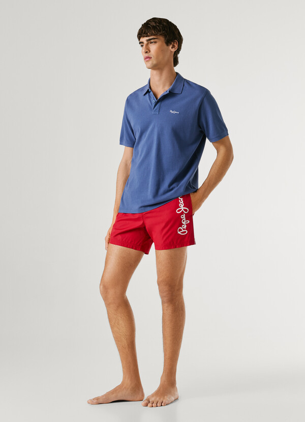 PRINTED LOGO SWIM SHORTS