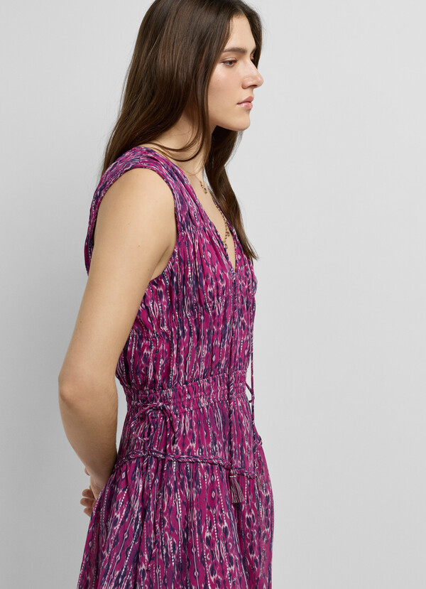 ABSTRACT PRINT MINI DRESS