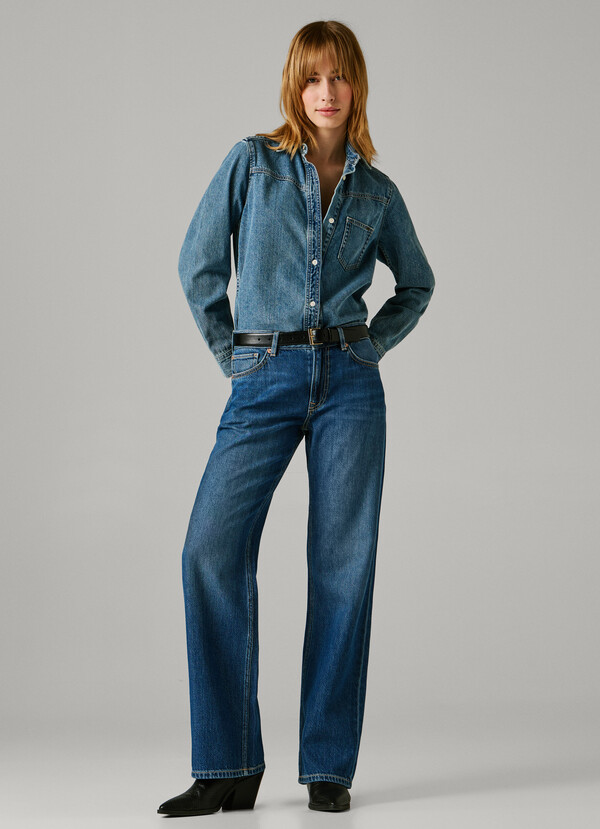 LOW-RISE LOOSE FIT JEANS - NICKY