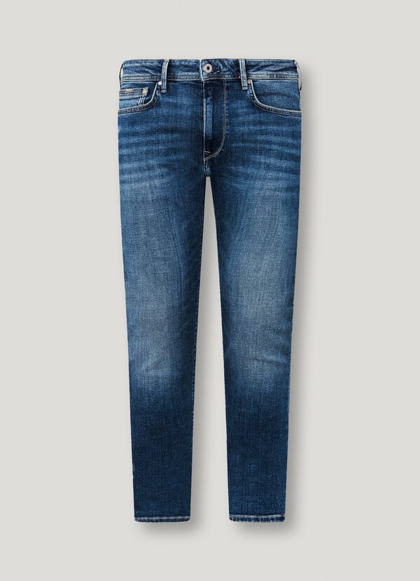 STANLEY - TAPER FIT MID-RISE JEANS
