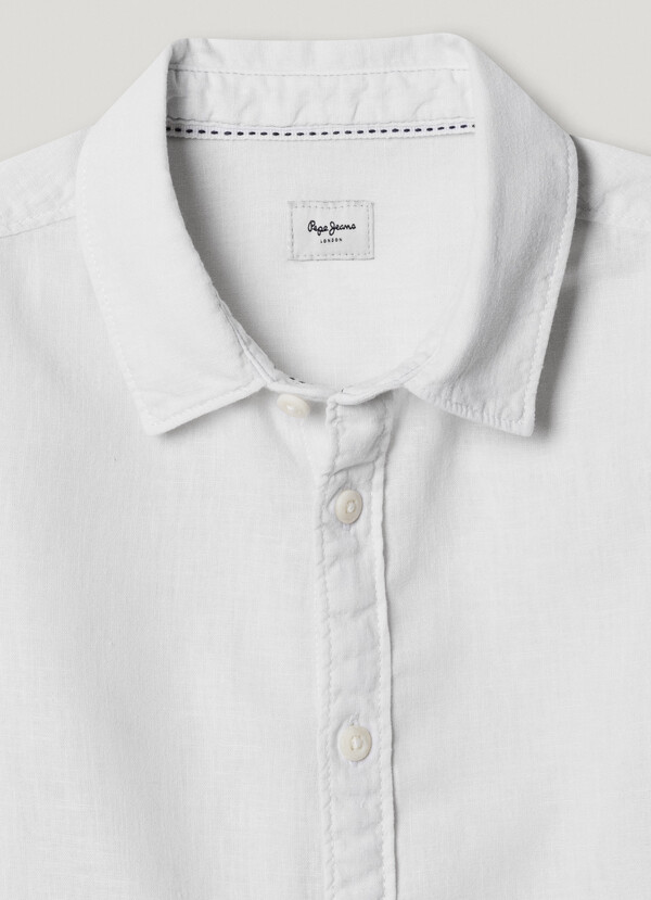 REGULAR FIT LINEN SHIRT