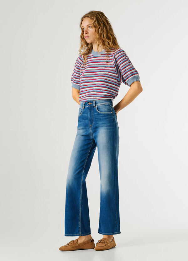 LEXA - HIGH-RISE STRAIGHT FIT JEANS