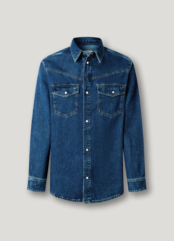 REGULAR FIT DENIM SHIRT