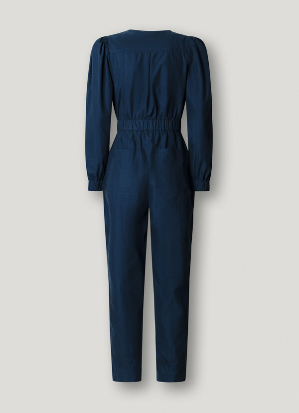 V-NECK MAXI JUMPSUIT