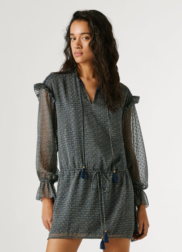 RUFFLES MINI DRESS