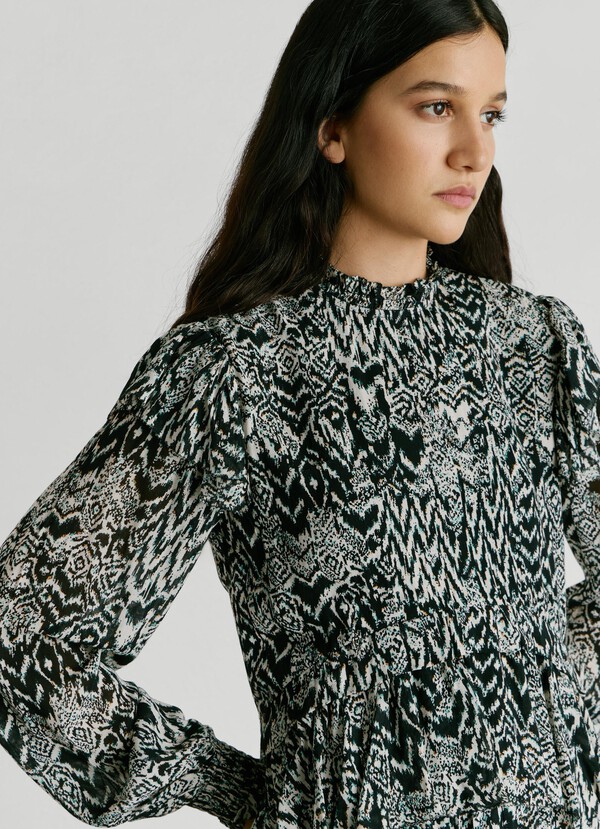 FANTASY PRINT MINI DRESS