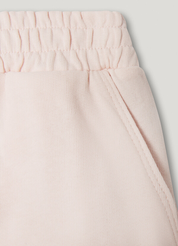 PRINTED LOGO FLEECE SHORTS