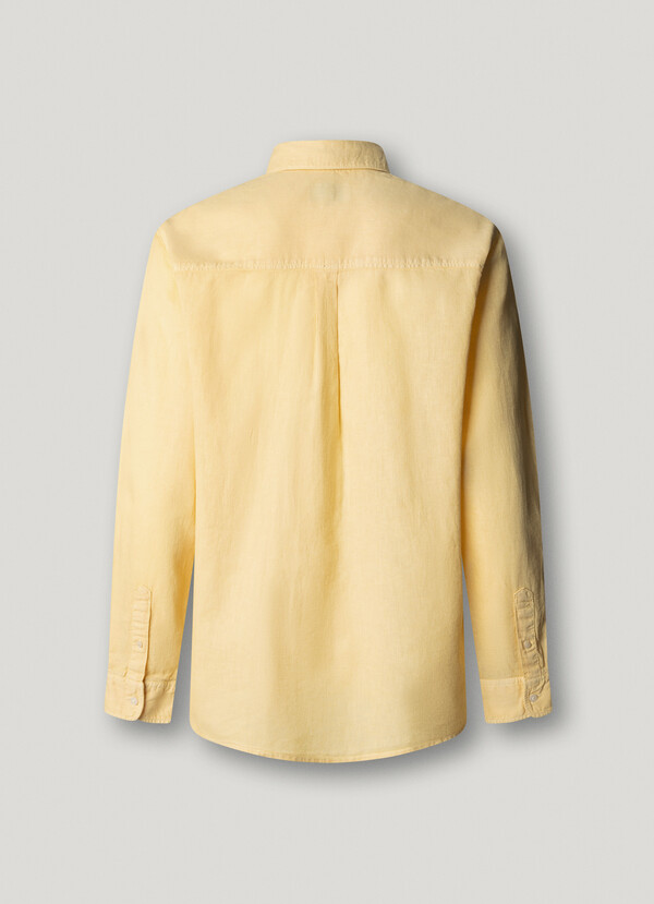 REGULAR FIT GARMENT DYED SHIRT