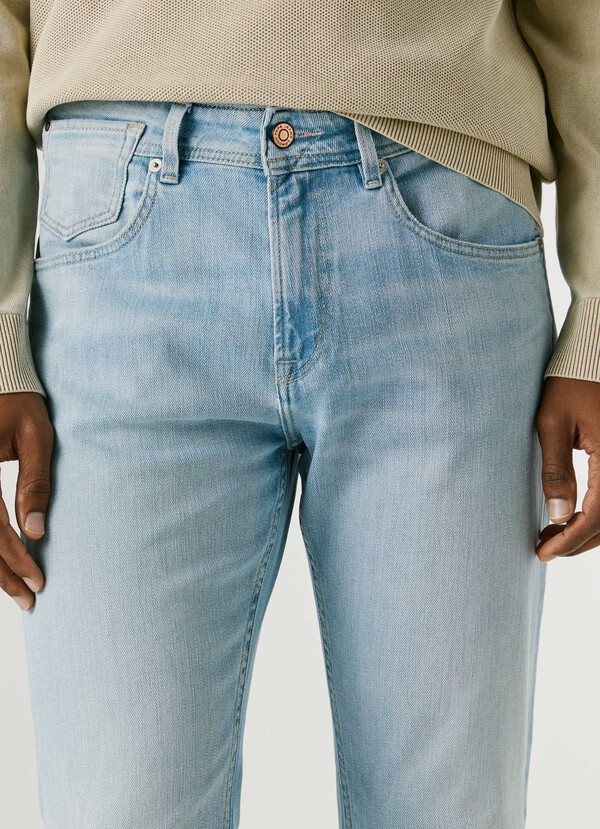 TAPER FIT MID-RISE JEANS - STANLEY