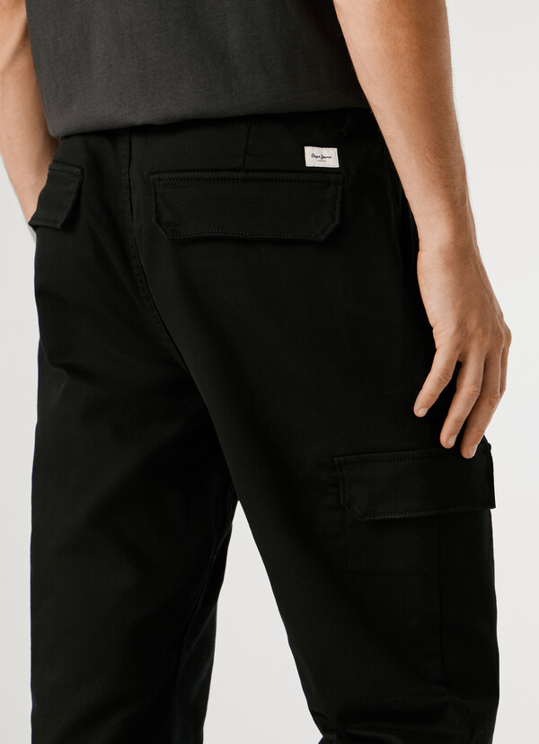SLIM FIT CARGO TROUSERS